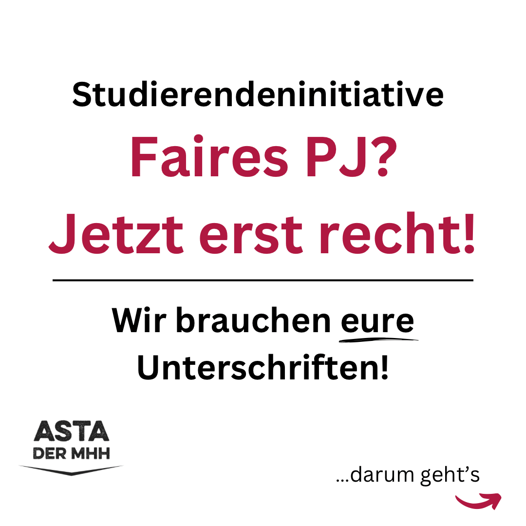 Faires PJ - Wir brauchen deine Unterschrift! ✍️ @ Vor dem AStA-Büro (J02, direkt neben dem Wohnzimmer)